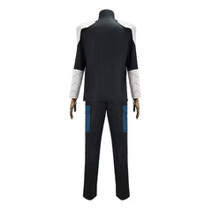 Kaiju No.8 Soshiro Hoshina Black Team Uniform Set Outfits Cosplay Costume