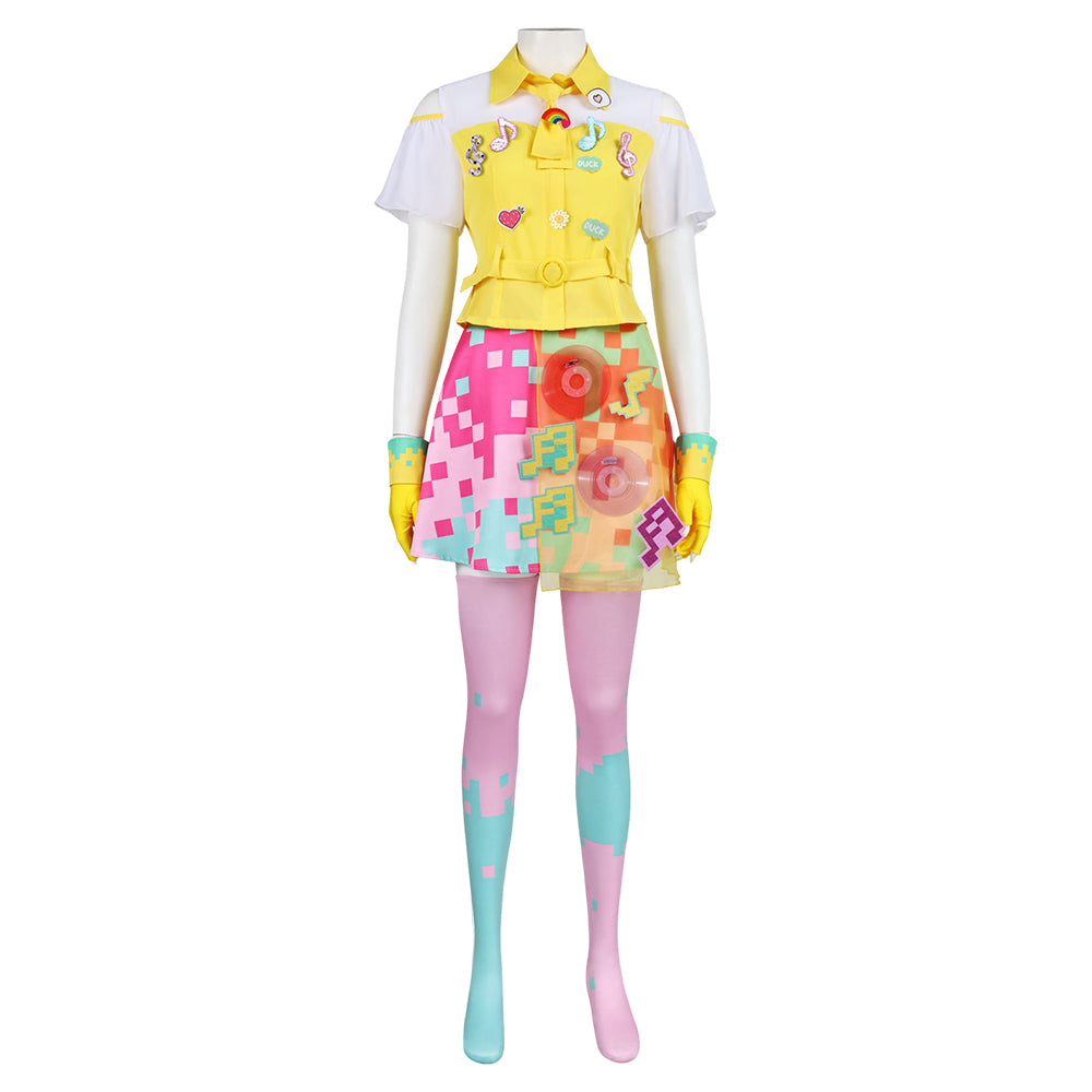 Kamen Rider Ex-Aid Poppy Pipopapo Yellow Bugster Set Outfits Cosplay Costume 