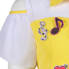 Kamen Rider Ex-Aid Poppy Pipopapo Yellow Bugster Set Outfits Cosplay Costume 
