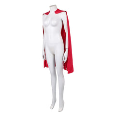 Kara Red Cape Cloak Cosplay Costume Halloween Accessories Carnival Suit