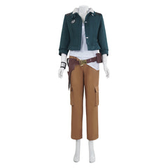 Kay Vess Blue Brown Set Outfits Cosplay Costume Halloween Carnival Suit 