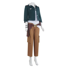 Kay Vess Blue Brown Set Outfits Cosplay Costume Halloween Carnival Suit 