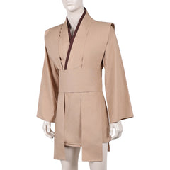 Kenobi Jedi Brown Tunic Top Outfits Cosplay Costume Halloween Carnival Suit