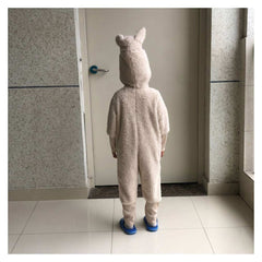 Kids Children Alpaca Animal Onesie Shrek Donkey ​Sleepwear Cosplay Costume