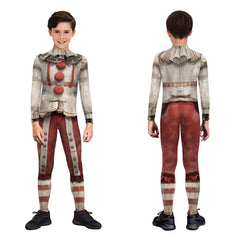 Kids Children American Horror Story (2026) Twisty The Clown Printed Jumpsuit Halloween Cosplay Costume