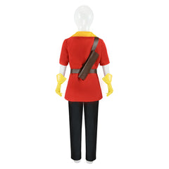 Kids Children Beauty And The Beast Gaston Red Outfits Cosplay Costume