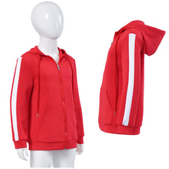 Kids Children CoCo Miguel Riveras Red Hoodie Jacket Outfits Cosplay Costume
