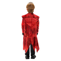 Kids Children Dead By Daylight The Ghost Face Red Set Horror Halloween Cosplay Costume 