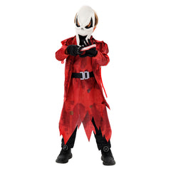 Kids Children Dead By Daylight The Ghost Face Red Set Horror Halloween Cosplay Costume 