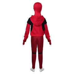 Kids Children Deadpool & Wolverine (2024) Kidpool Red Outfits Cosplay Costume Halloween Carnival Suit 