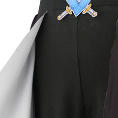 Kids Children Descendants: Wicked Wonderland (2026) Evil Chloe Blue Black Set Outfits Cosplay Costume