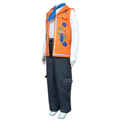 Kids Children Descendants: Wicked Wonderland (2026) Luis Madrigal Yellow Black Set Outfits Cosplay Costume