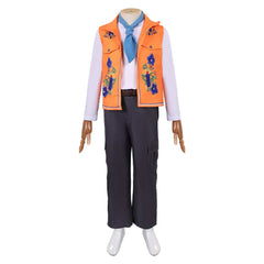 Kids Children Descendants: Wicked Wonderland (2026) Luis Madrigal Yellow Vest Set Outfits Cosplay Costume  ​