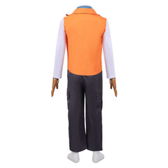 Kids Children Descendants: Wicked Wonderland (2026) Luis Madrigal Yellow Vest Set Outfits Cosplay Costume  ​