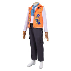 Kids Children Descendants: Wicked Wonderland (2026) Luis Madrigal Yellow Vest Set Outfits Cosplay Costume  ​