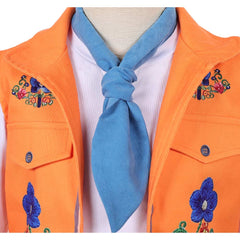 Kids Children Descendants: Wicked Wonderland (2026) Luis Madrigal Yellow Vest Set Outfits Cosplay Costume  ​