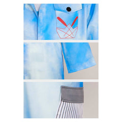 Kids Children Descendants: Wicked Wonderland (2026) Mr. Smee Blue Jumpsuit Set Outfits Cosplay Costume