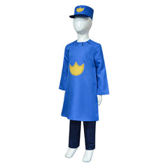 Kids Children Dog Man (2025) Dog Man Blue Set Outfits Cosplay Costume