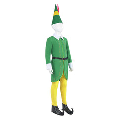 Kids Children Elf: Buddy's Musical Christmas Buddy Green Outfits Cosplay Costume