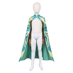 Kids Children Elio (2025) Elio Cyan Cloak Outfits Cosplay Costume 