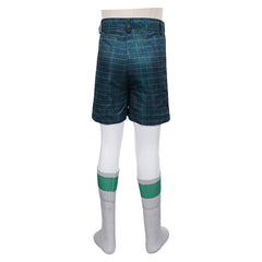Kids Children Elio (2025) Elio Green Trousers Socks Set Outfits Cosplay Costume
