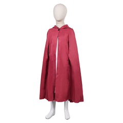 Kids Children Ernest & Celestine: A Trip to Gibberitia Celestine Dress Red Cloak Set Outfits Cosplay Costume