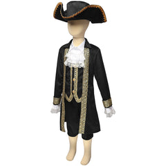 Kids Children Hamilton Pirates Cosplay Costume Outfits Halloween Carnival Suit