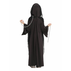 Kids Children Horror The Grim Reaper Cosplay Costume Outfits Halloween Carnival Suit 