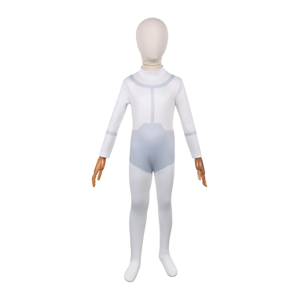 Kids Children Invincible Season 4 (2026) Viltrumite White Uniform Jumpsuit Cosplay Costume
