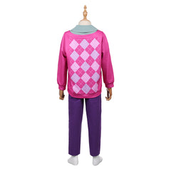 Kids Children Kpop Demon Hunters (2025) Baby Saja Pink Set Cosplay Costume 