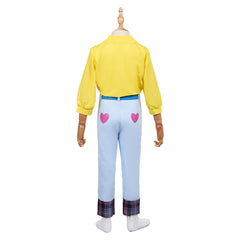 Kids Children KPop Demon Hunters (2025) Romance Yellow Shirt Set Outfits Cosplay Costume