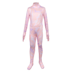 Kids Children KPop Demon Hunters (2025) Rumi Demon Patterns Jumpsuit Outfits Cosplay Costume