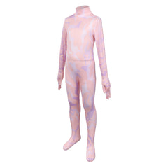 Kids Children KPop Demon Hunters (2025) Rumi Demon Patterns Jumpsuit Outfits Cosplay Costume
