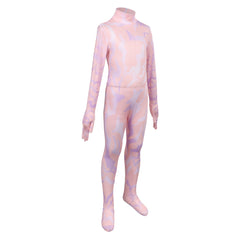 Kids Children KPop Demon Hunters (2025) Rumi Demon Patterns Jumpsuit Outfits Cosplay Costume
