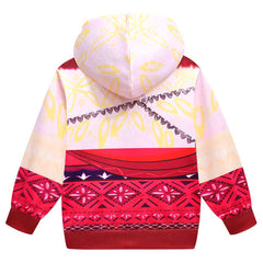 Kids Children Moana 2 (2024) Moana Hoodie Outfits Cosplay Costume 