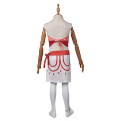 Kids Children Moana 2 (2024) Simea Red Top Skirt Outfits Cosplay Costume 