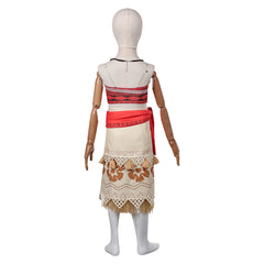 Kids Children Moana (2024) Moana Top Skirt Outfits Cosplay Costume