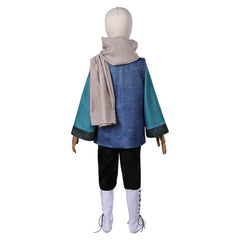 Kids Children Monster Hunter Wilds (2025) Nata Blue Set Outfits Cosplay Costume 