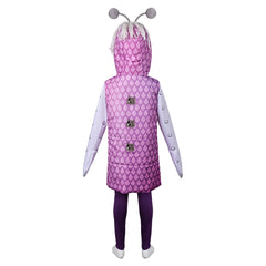 Kids Children Monsters Inc Boo Purple Monster Outfits Cosplay Halloween Costume 