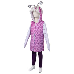 Kids Children Monsters Inc Boo Purple Monster Outfits Cosplay Halloween Costume 