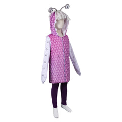 Kids Children Monsters Inc Boo Purple Monster Outfits Cosplay Halloween Costume 