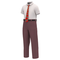 Kids Children Movie Inside Out 2 (2024) Anger Outfits Cosplay Costume Halloween Carnival Suit 