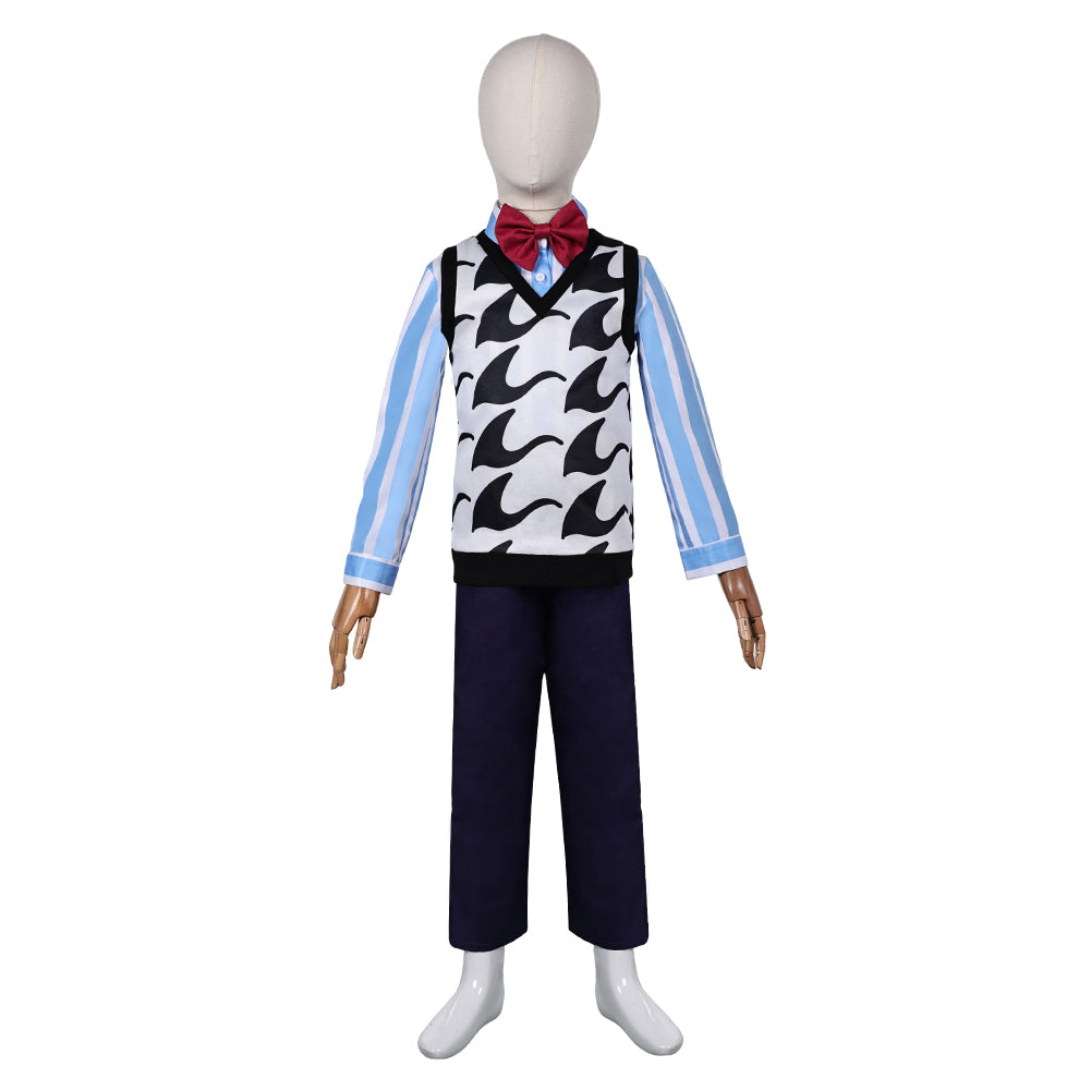 Kids Children Movie Inside Out 2 (2024) Fear Outfits Cosplay Costume Halloween Carnival Suit