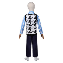 Kids Children Movie Inside Out 2 (2024) Fear Outfits Cosplay Costume Halloween Carnival Suit