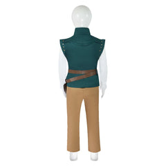 Kids Children Movie Tangled Flynn Rider Outfits Cosplay Costume Halloween Carnival Suit