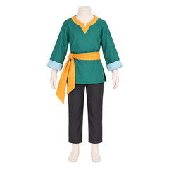 Kids Children Natsuki Subaru Green Tunic Set Outfits Cosplay Costume - Pre-order