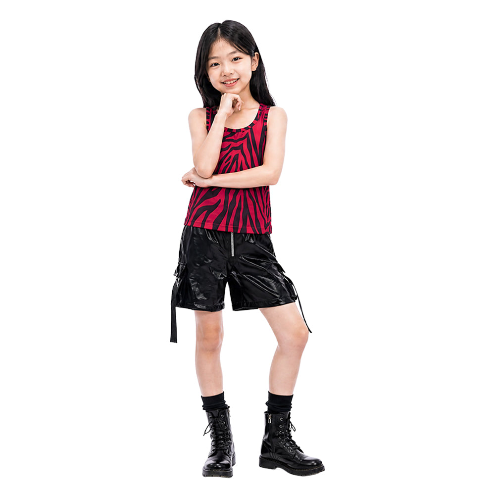 Kids Children Obsession (2026) Nikki Freeman Red Black Set Outfits Cosplay Costume 