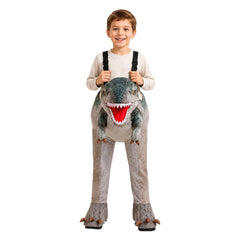Kids Children Plush Riding Dinosaur Tyrannosaurus Rex Funny Outfits Cosplay Costume