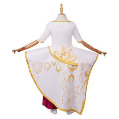 Kids Children Spellbound (2024) Princess Ellian White Skirt Outfits Cosplay Costume 