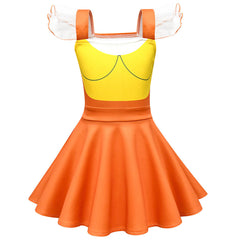 Kids Children Squid Game Season 2 (2024)The Doll Yellow Skirt Outfits Cosplay Costume 